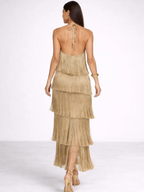 Vestido Maika™ | Glamour Dorado que Roba Todas las Miradas