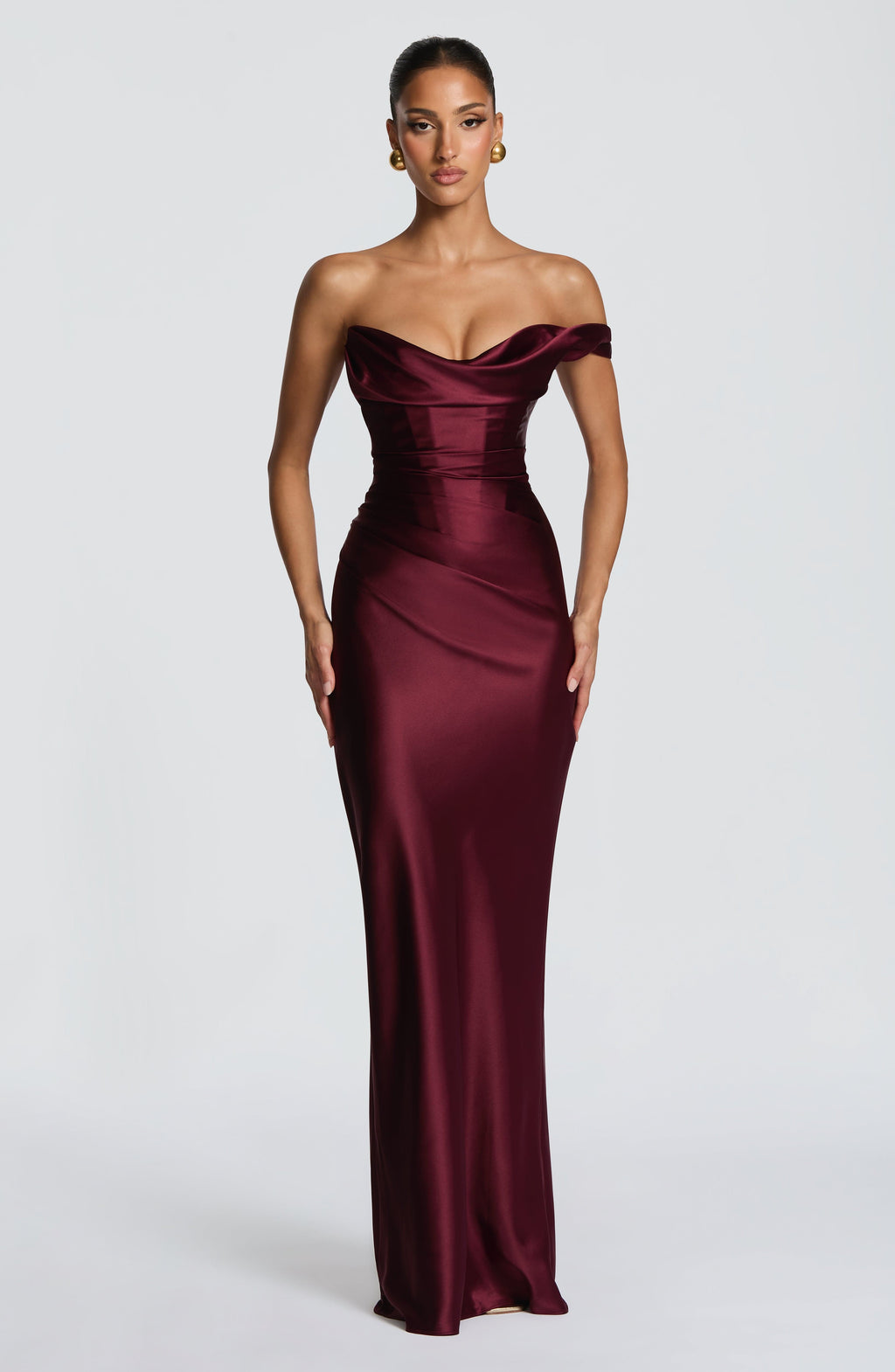 Vestido Carolina™ | Elegancia asimétrica con caída satinada