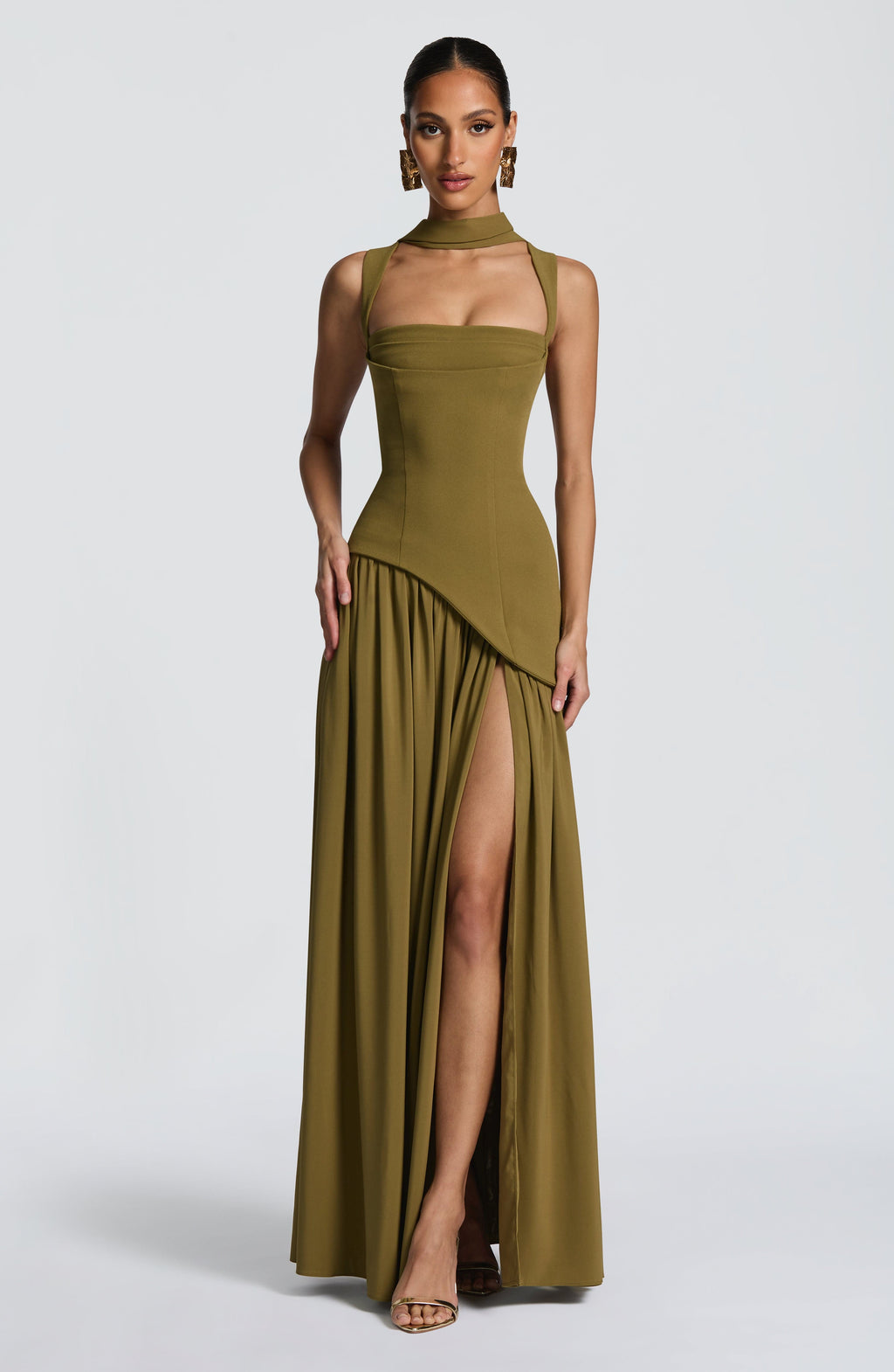 Oliva - Vestido Maxi Elegante
