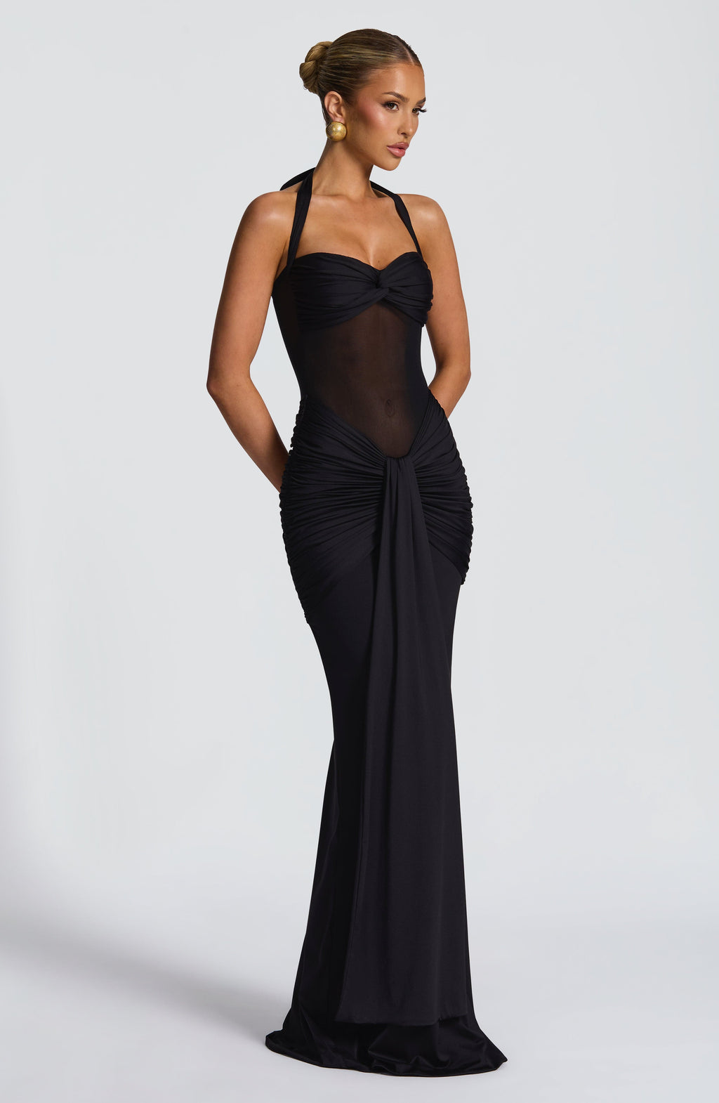 Vestido Yolanda™ | Elegancia esculpida con efecto drapeado