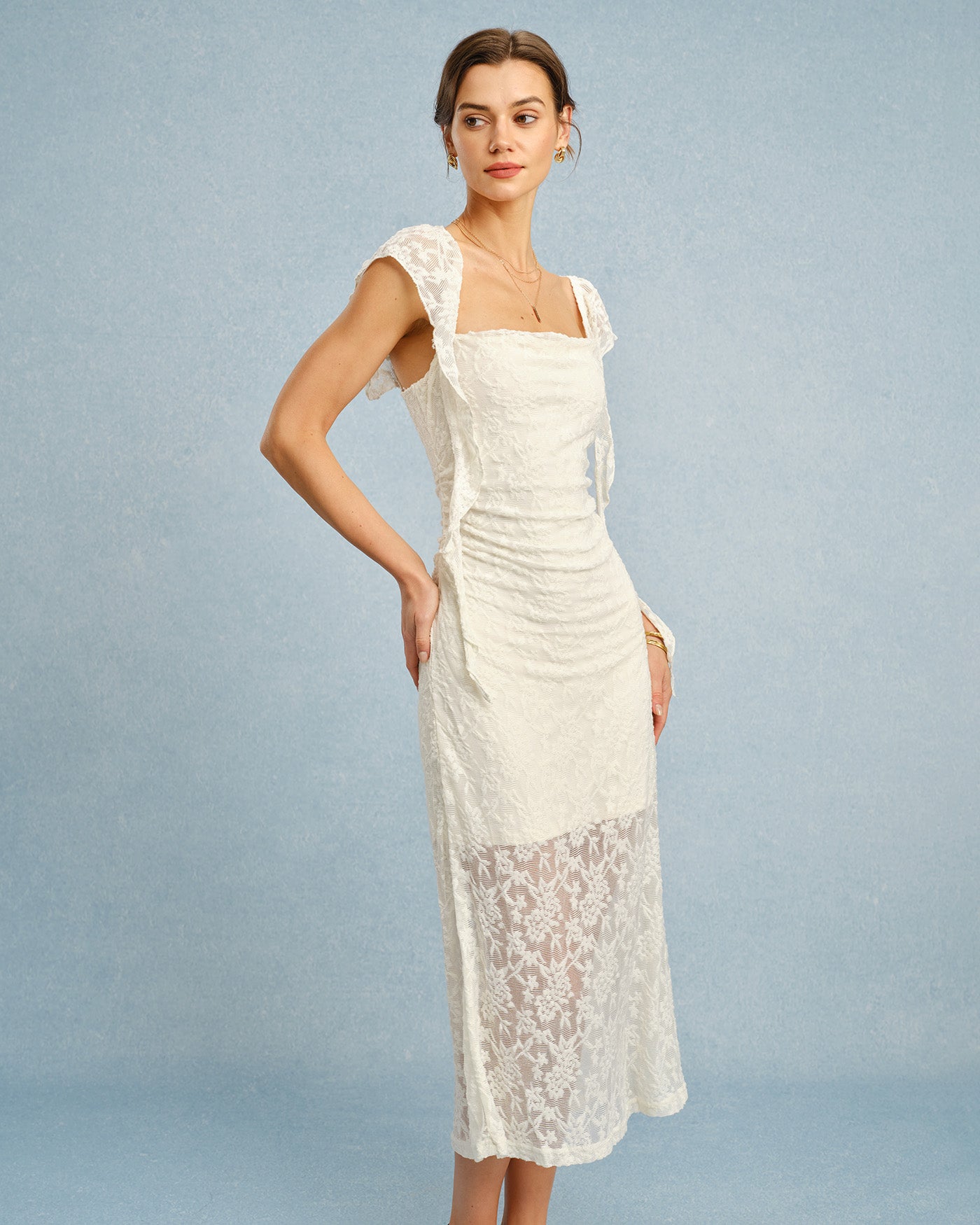 VESTIDO AURA™  | Delicadeza floral con caída envolvente