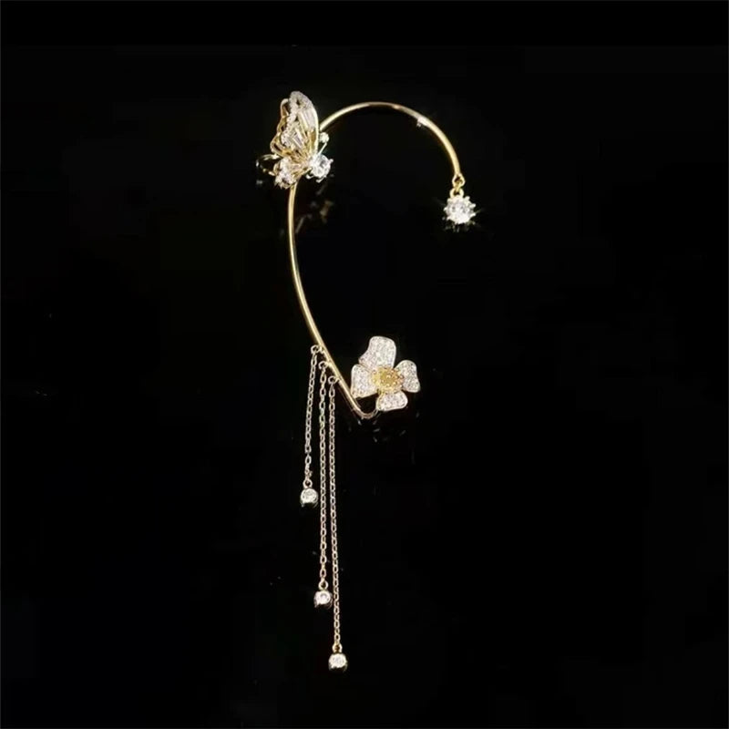 Crystal Butterfly Earrings